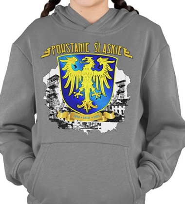 BLUZA DZIECIĘCA Z KAPTUREM POWSTANIE ŚLĄSKIE